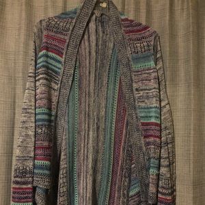 Eyeshadow multi color cardigan